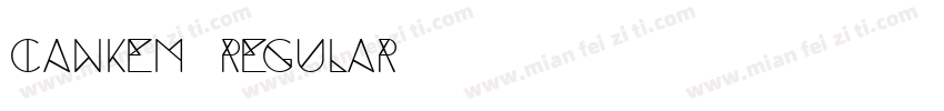 cankem regular字体转换